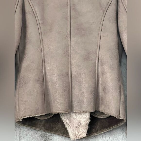 EUC Goosecraft Gallery Women's Gray Faux Fur Collar Jacket Size Small Gallery048 - Picture 9 of 13